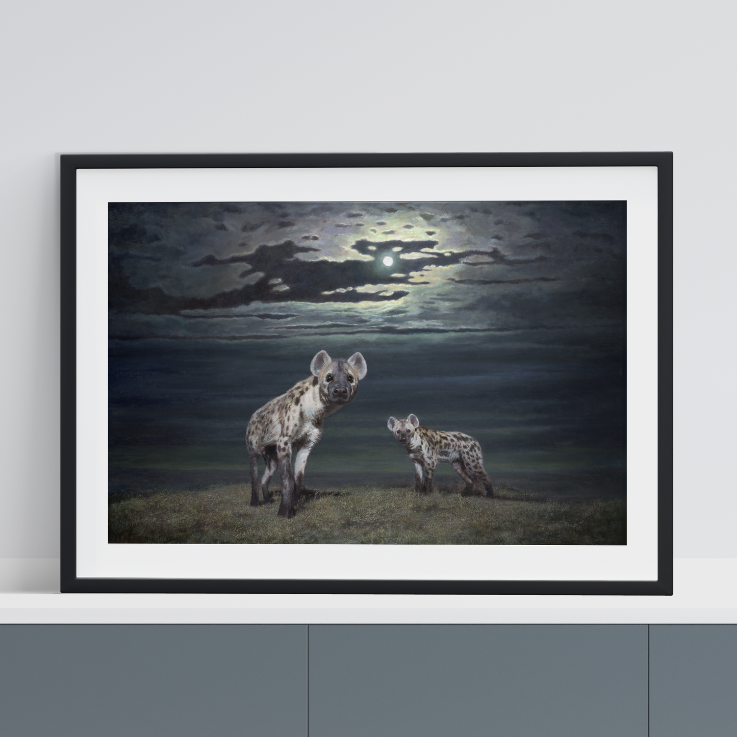 Moonlit night, 2021