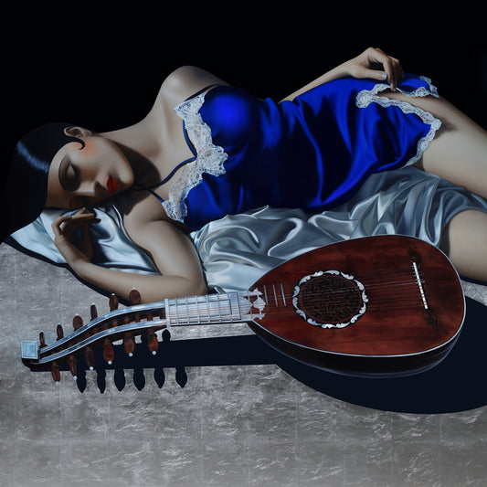 Girl with a Lute, 2021