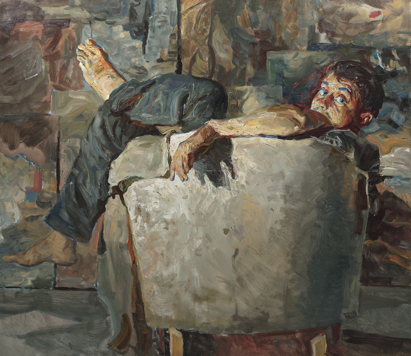 Self-Portrait in an Armchair, 2014